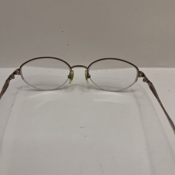 Seiko Eyeglasses Titanium Japan T-C94 Silver Designer Frames Only 50-18-135 - Picture 6 of 6